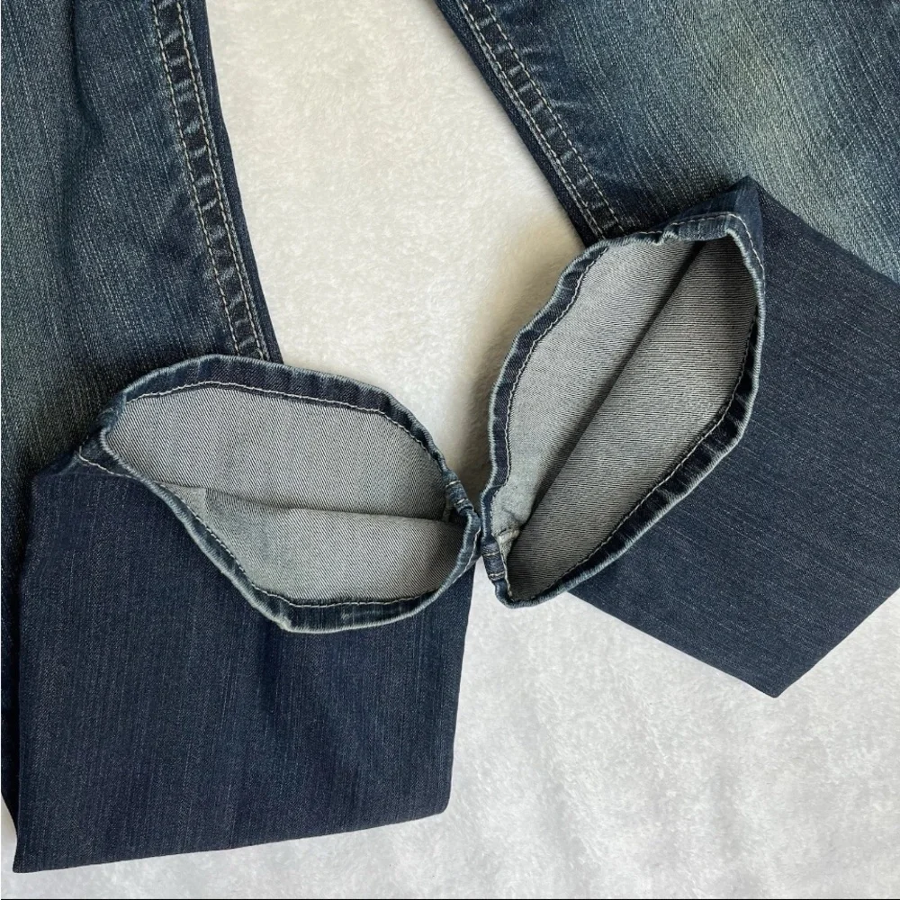 Miss Me Jeans Sz 30x32 Bootcut Sequined Dark Wash Y2K Bling Western JP5124B6 EUC - Picture 9 of 15